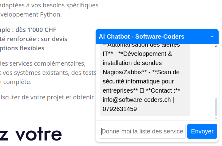 Développement Python